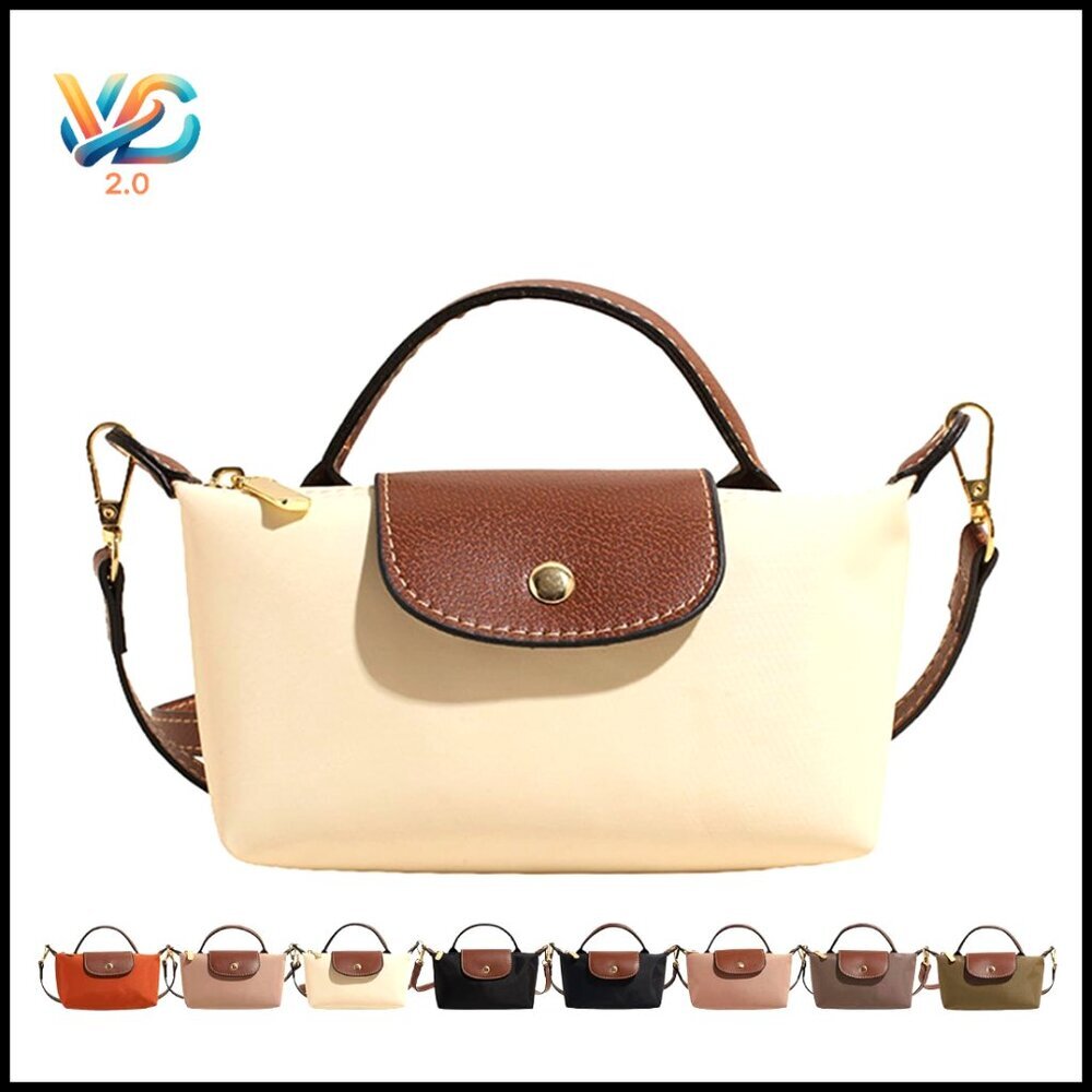Mini‎ Crossbody Bag Adjustable Strap Polyester Pouch Chic Fashion Shoulder Tote